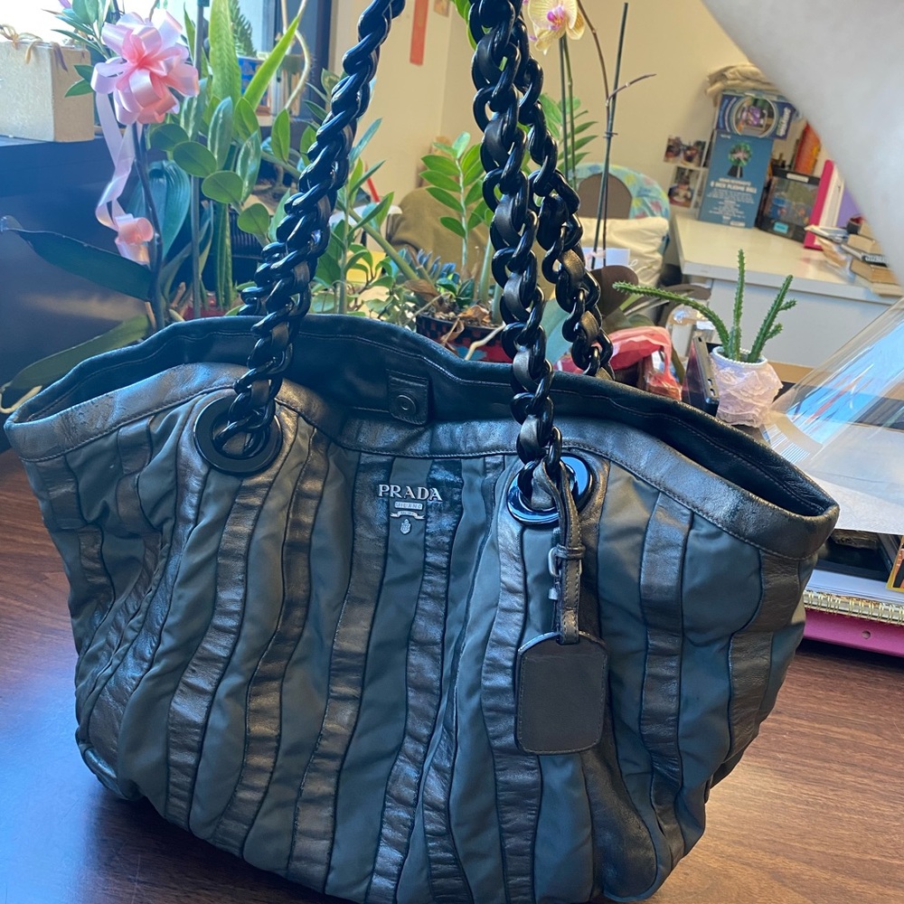 Authentic Large Prada Bag - image 6